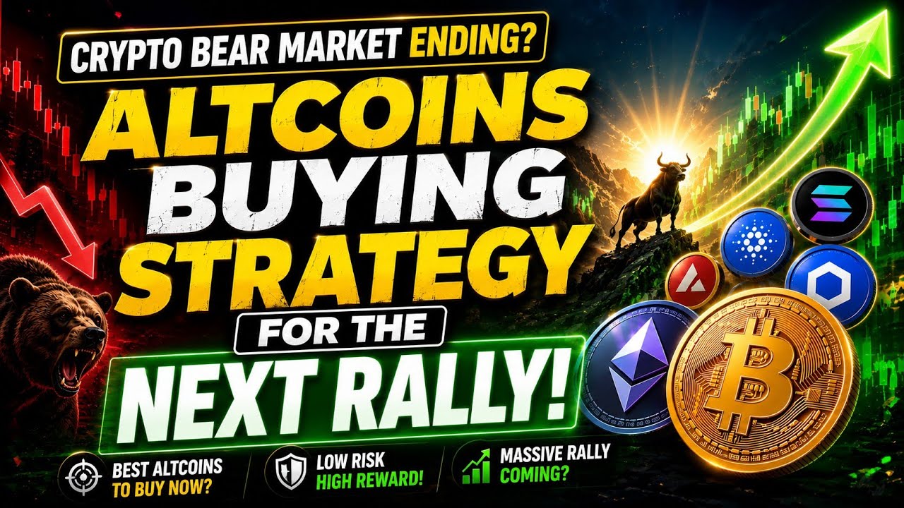 🛑 IMP : Crypto Bear Market Ending? Altcoin Buying Strategy for the Next Rally! | Bitcoin News Today 