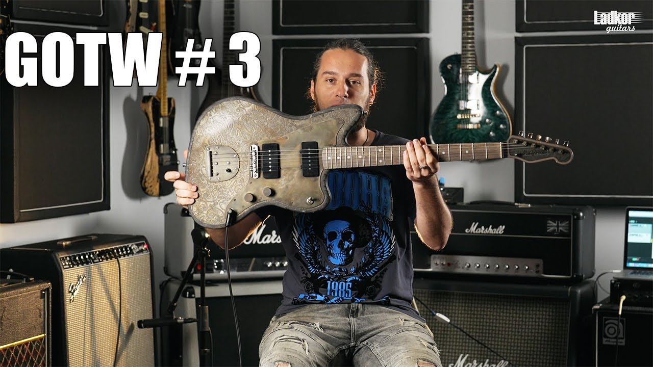 GOTW 3 - 2010 James Trussart SteelMaster Antique Silver Paisley Richard Fortus Guns N' Roses Owned