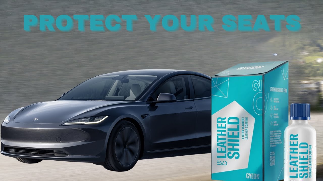 How to Ceramic Coat Tesla White Interior! Protect Your Seats & Keep Them Clean | 2025 Tesla Model 3