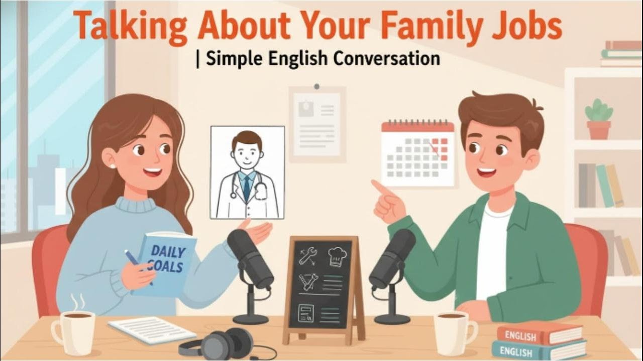 Talk About Your Family Jobs | learning English easy | Natural Talk English