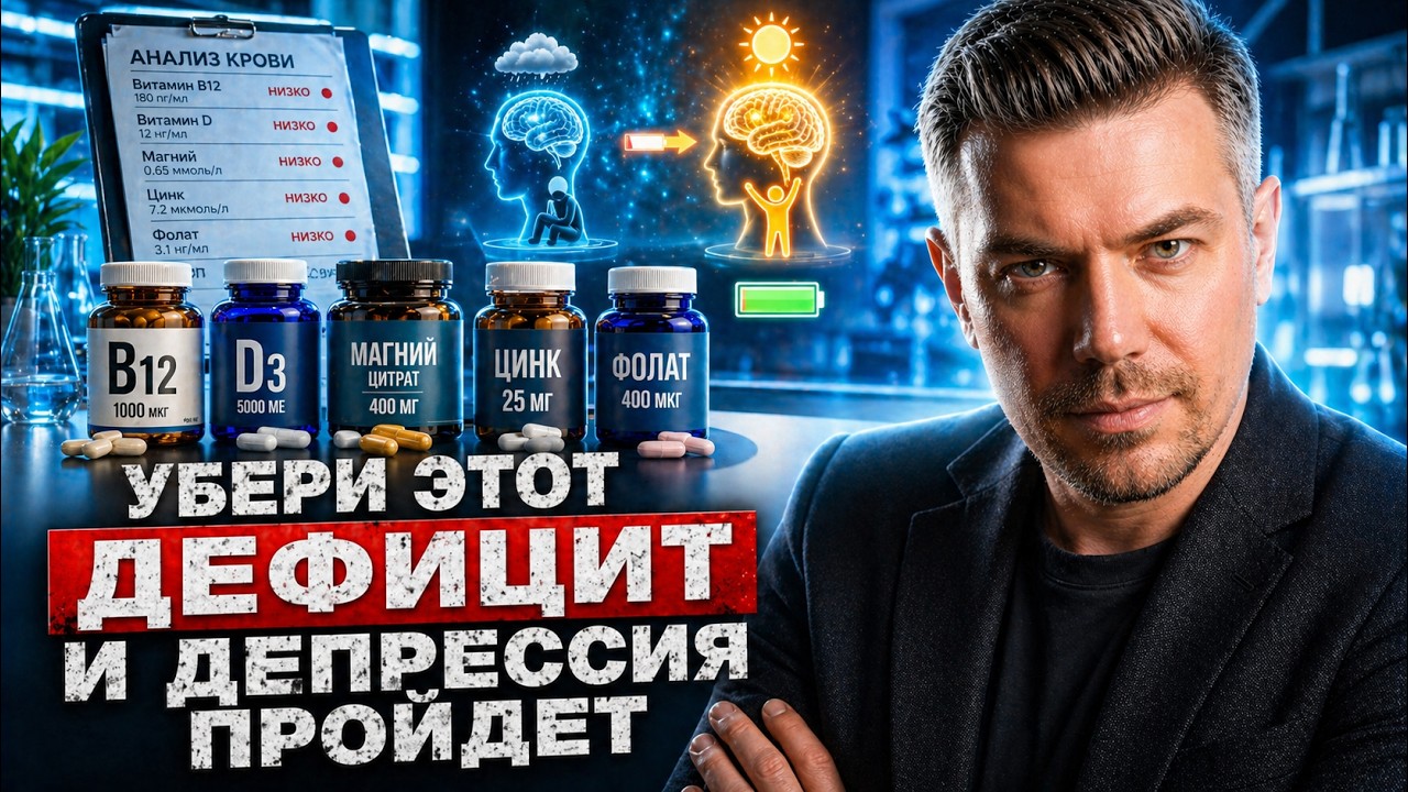 УБЕРИ ЭТОТ ДЕФИЦИТ И ДЕПРЕССИЯ ПРОЙДЕТ