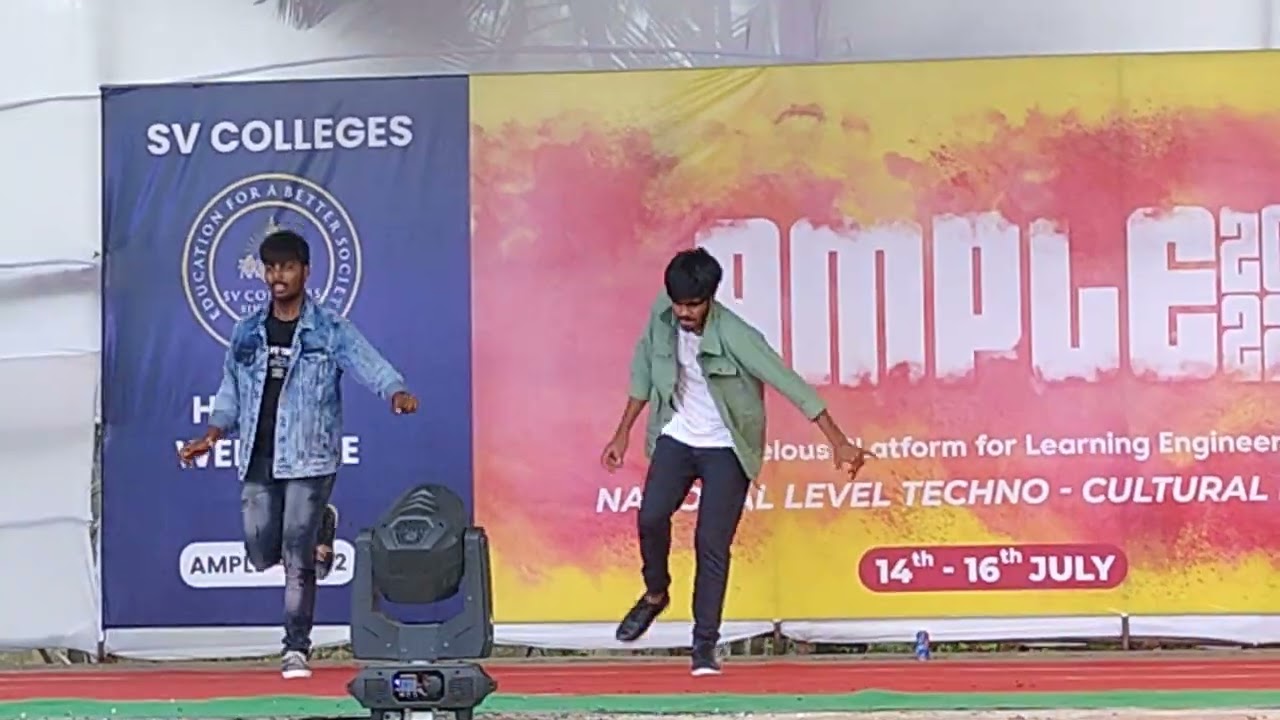 SV COLLEGES AMPLE 2K22 😊🔥|Mech Boys|Nitesh|Sai