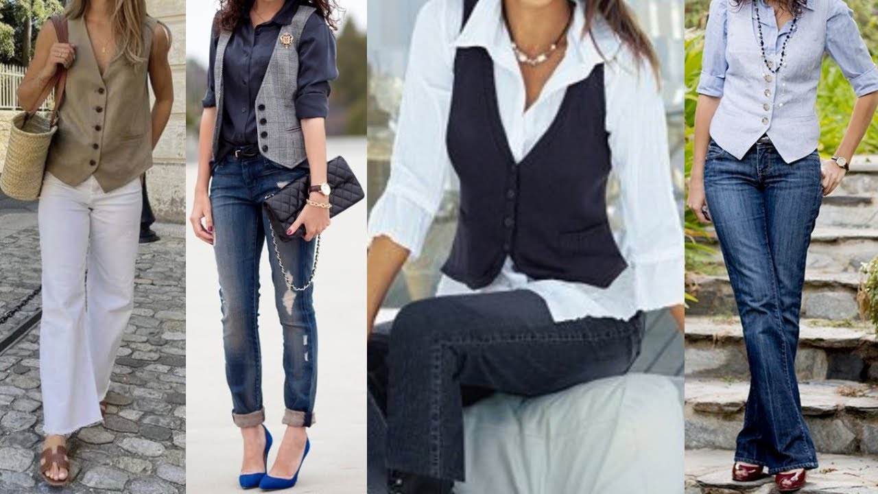 CHALECOS UNA TENDENCIA DE MODA 2023 2024 INCLUYELOS EN TUS LOOKSY OUTFITS Y DA UN TOQUE DE MODERNIDA