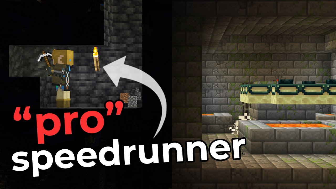 Насколько быстро этот спидраннер Марио сможет пройти Minecraft без тренировки?