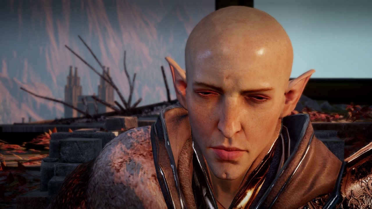 Male Human Inquisitor conversation with Solas Trespasser (highest approval)