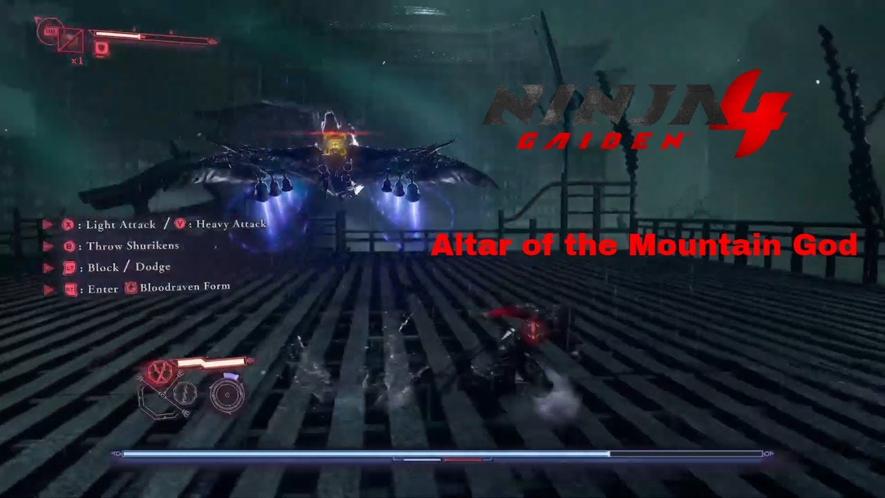 Ninja Gaiden 4 &ndash; Chapter 7 Boss Fights: Altar of the Mountain God & Ryu Hayabusa