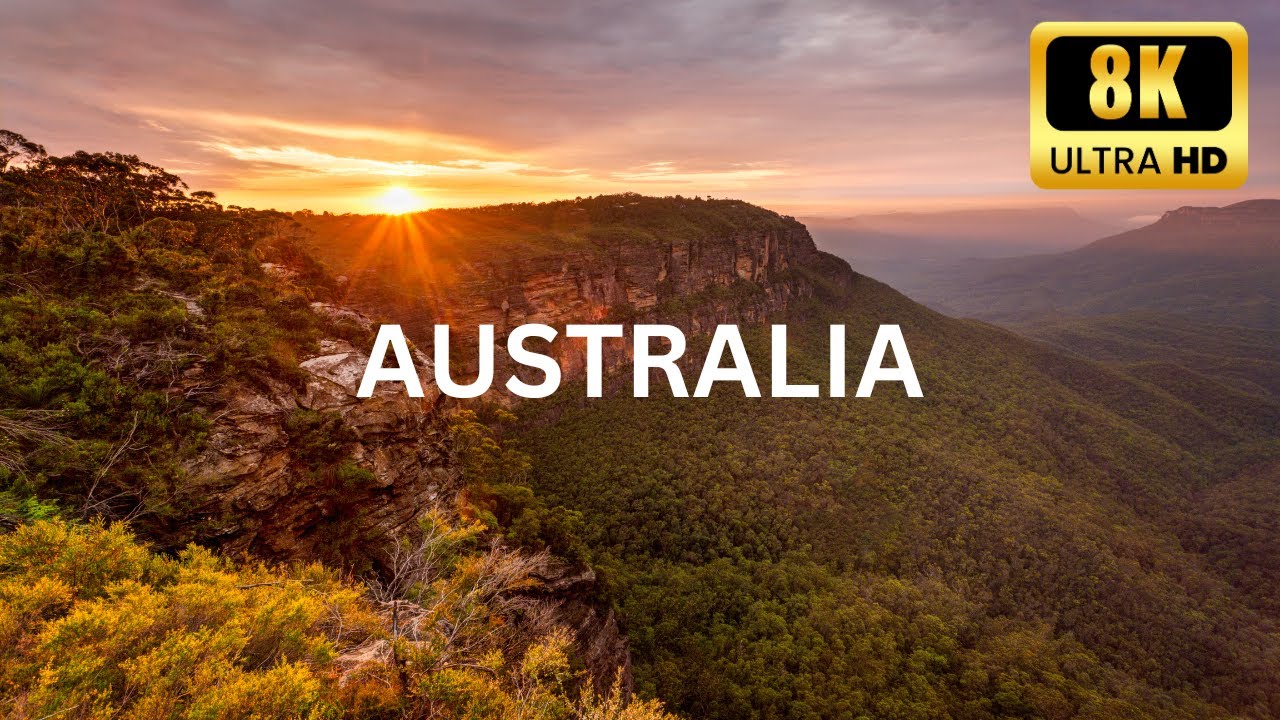 Australia in 8K UHD: Discover Tranquility with Relaxing Music
