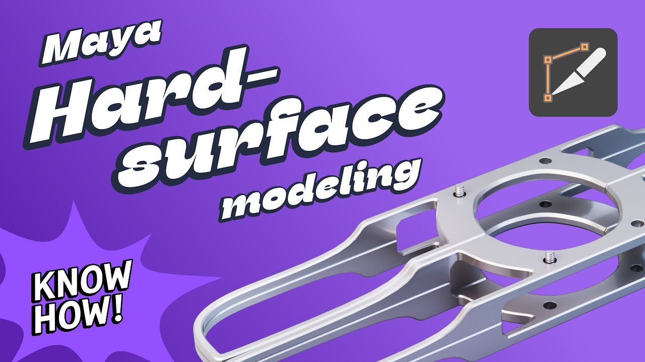Maya. Hard surface modeling