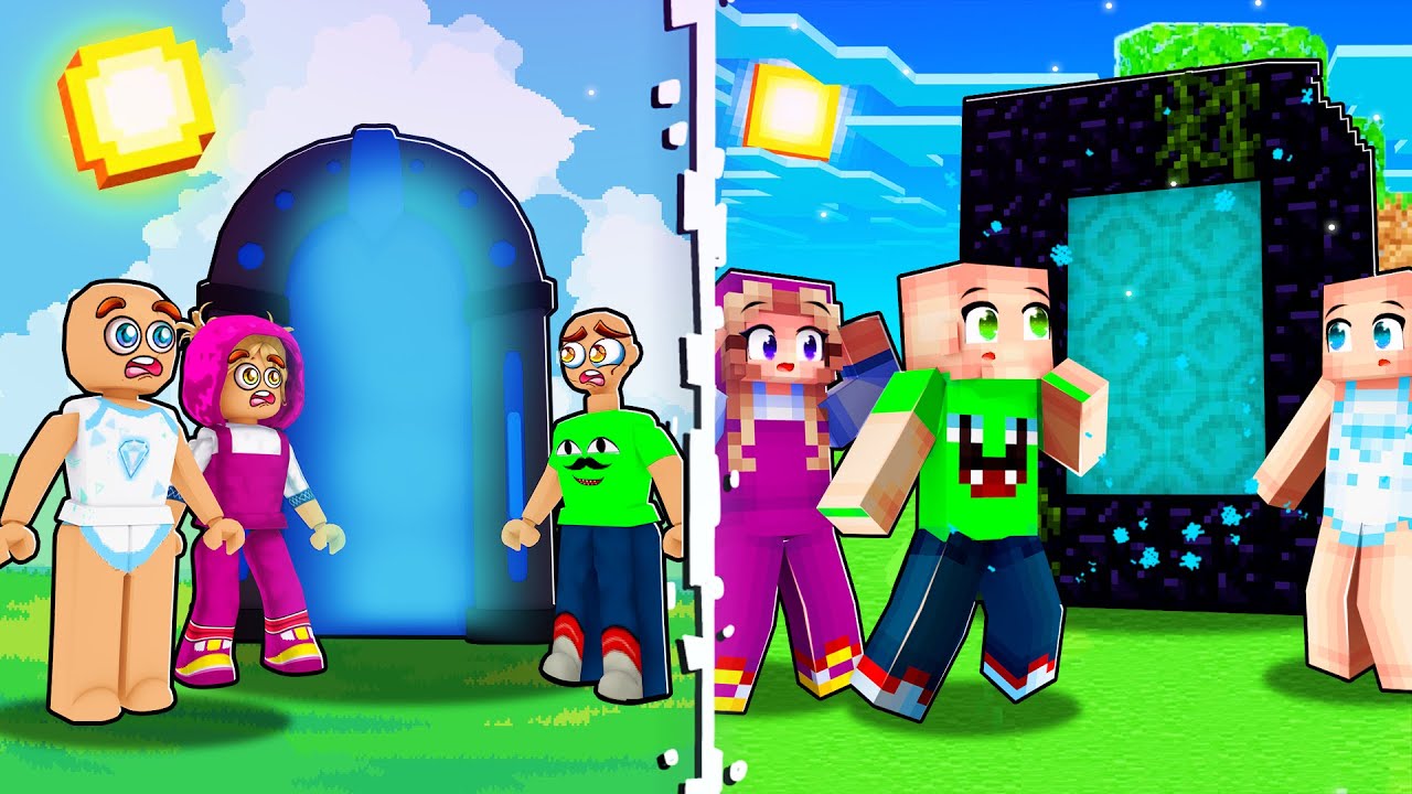 ROBLOX DAYCARE KIDS IN MINECRAFT! | MINECRAFT ANIMATION