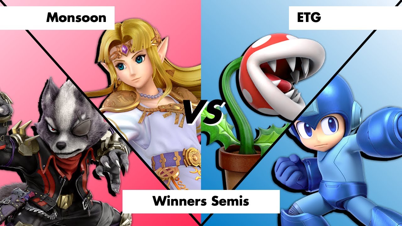 RC4 All St4rs 3 Winners Semis - Monsoon (Zelda, Wolf, K. Rool) Vs. ETG (Plant, MM, PAC-MAN) - SSBU