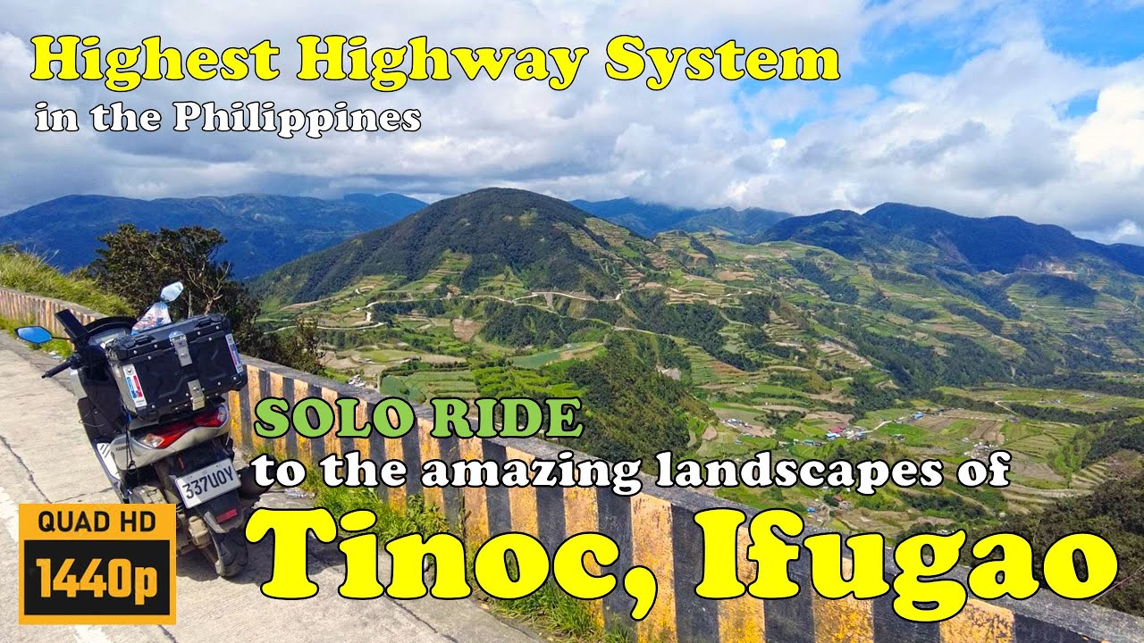 New Highest Highway System, Tinoc, Ifugao - Solo Ride Adventure Amazing Landscapes | Nmax