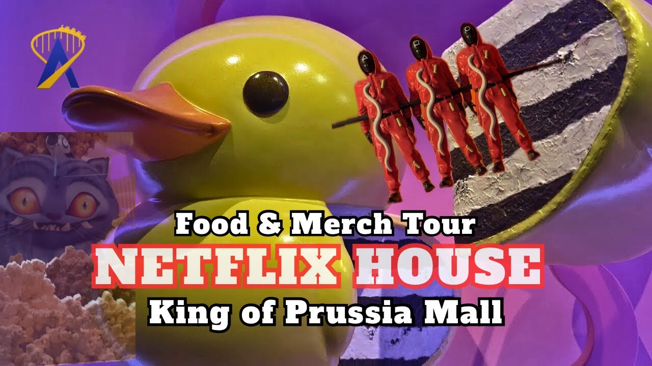 Netflix House Philadelphia - Food and Merch tour