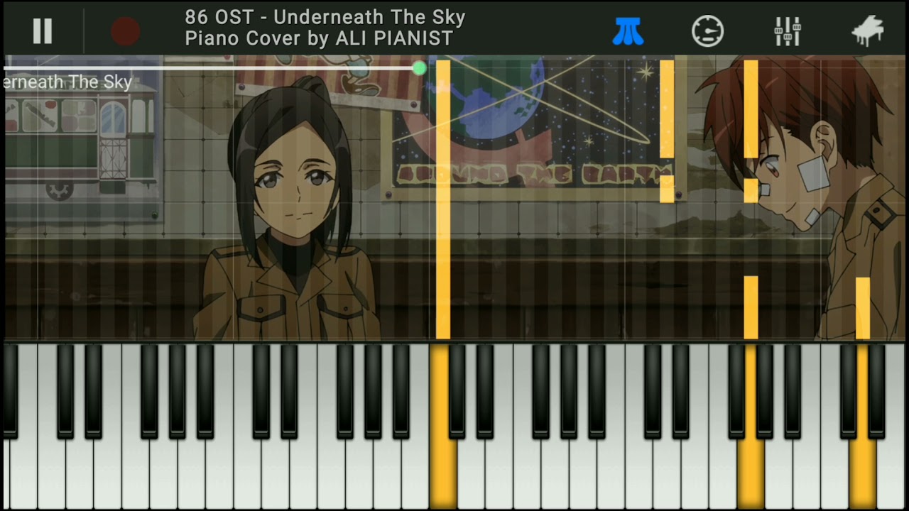 Eighty-Six 86 OST Piano Cover [Underneath The Sky] by ALI PIANIST