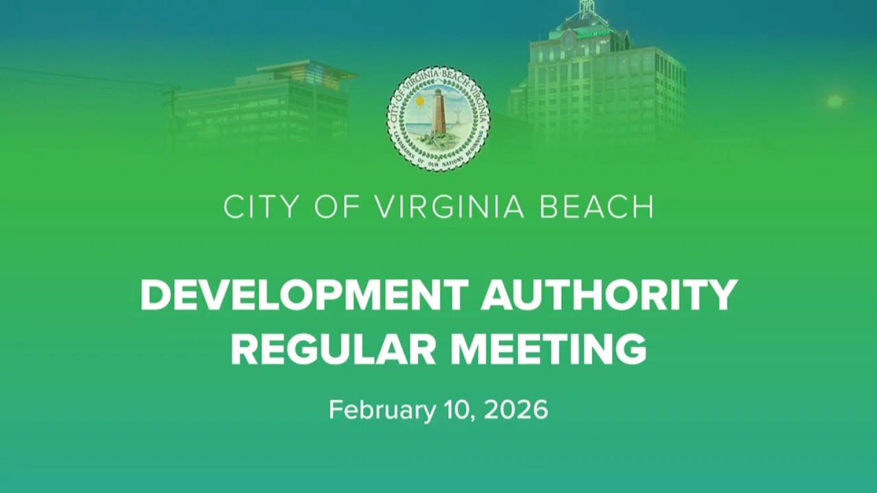 Virginia Beach Development Authority Meeting 2/10/2026