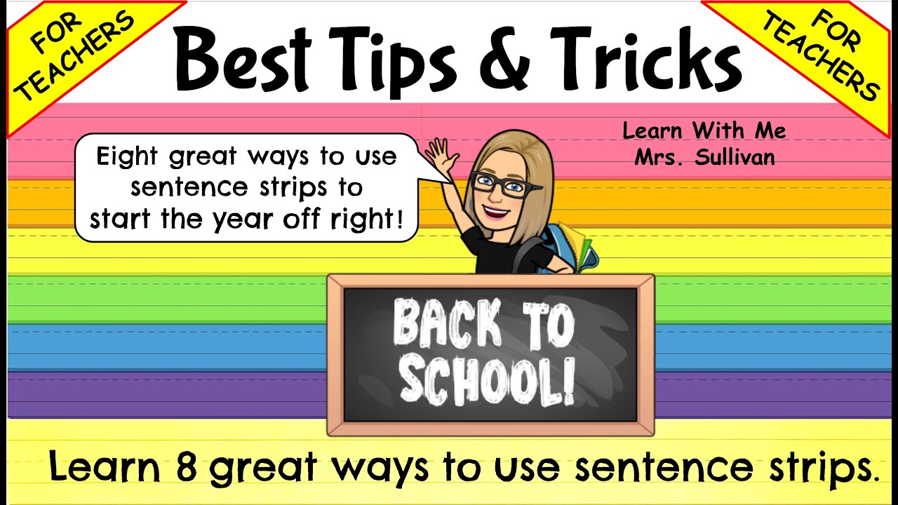 Eight Great Uses for Sentence Strips to Start the Year off Right!
