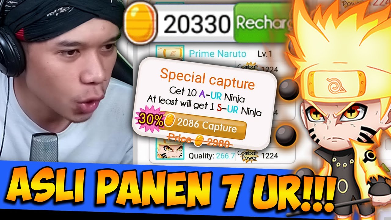 Panen 7 UR !!! Gacha Diskon SC Prime Naruto !!! Ninja Heroes New Era
