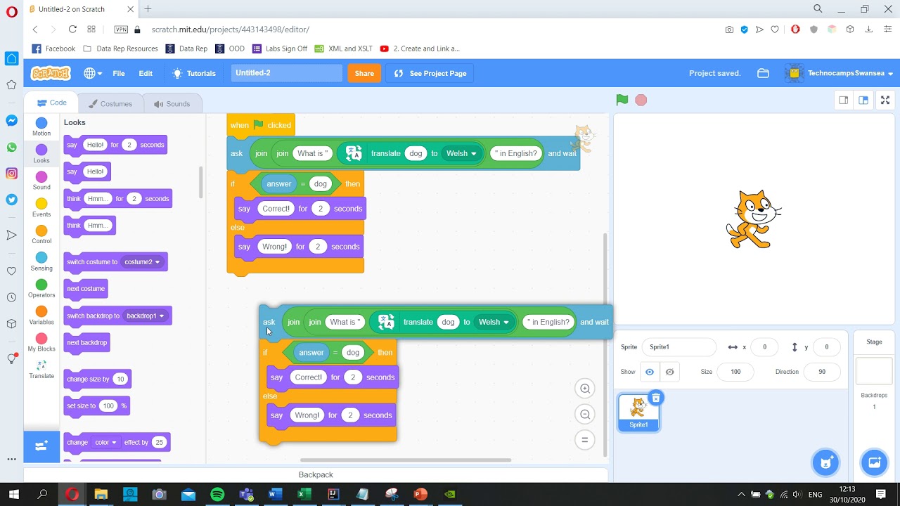 Scratch - Translation Activity Tutorial