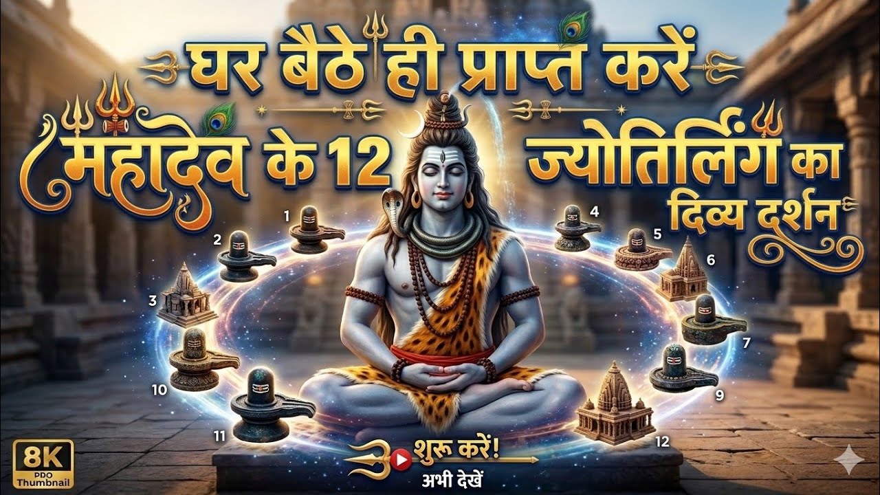 घर बैठे करें महादेव के 12 ज्योतिर्लिंगों के अद्भुत दर्शन | 12 Jyotirlinga Darshan