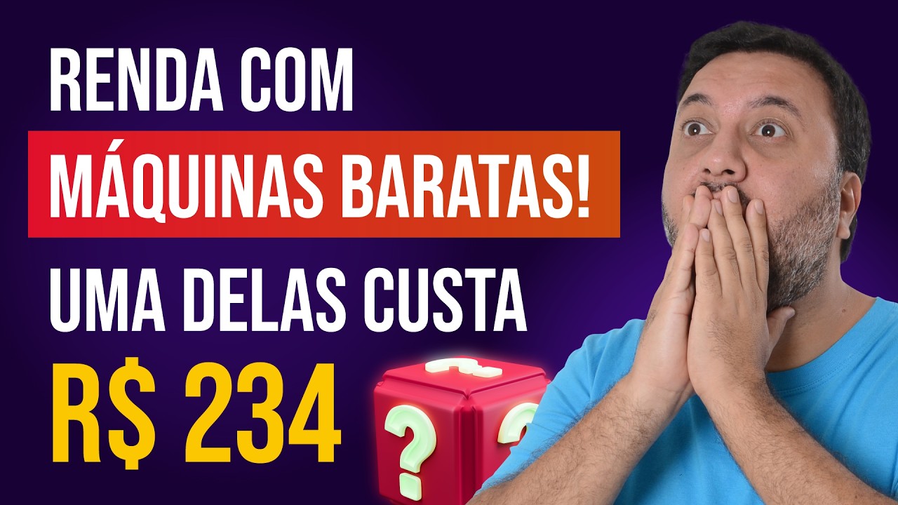 5 MÁQUINAS BARATAS! - AS MELHORES PARA FAZER RENDA HOME OFFICE