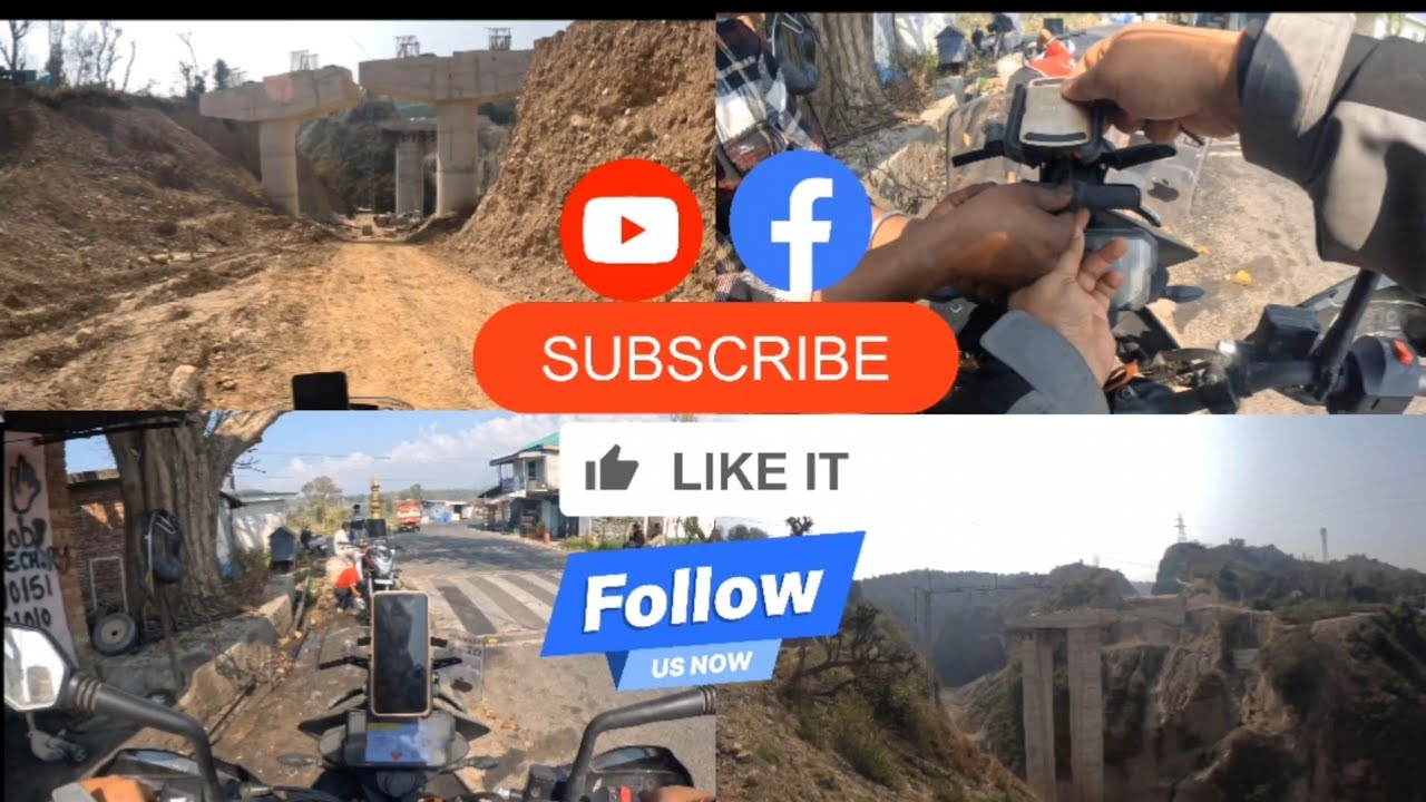 Shimla-Dharamshala Four Lane Highway Bridge Update (Bike Vlog) #india #kangra #motovlog #world #bike
