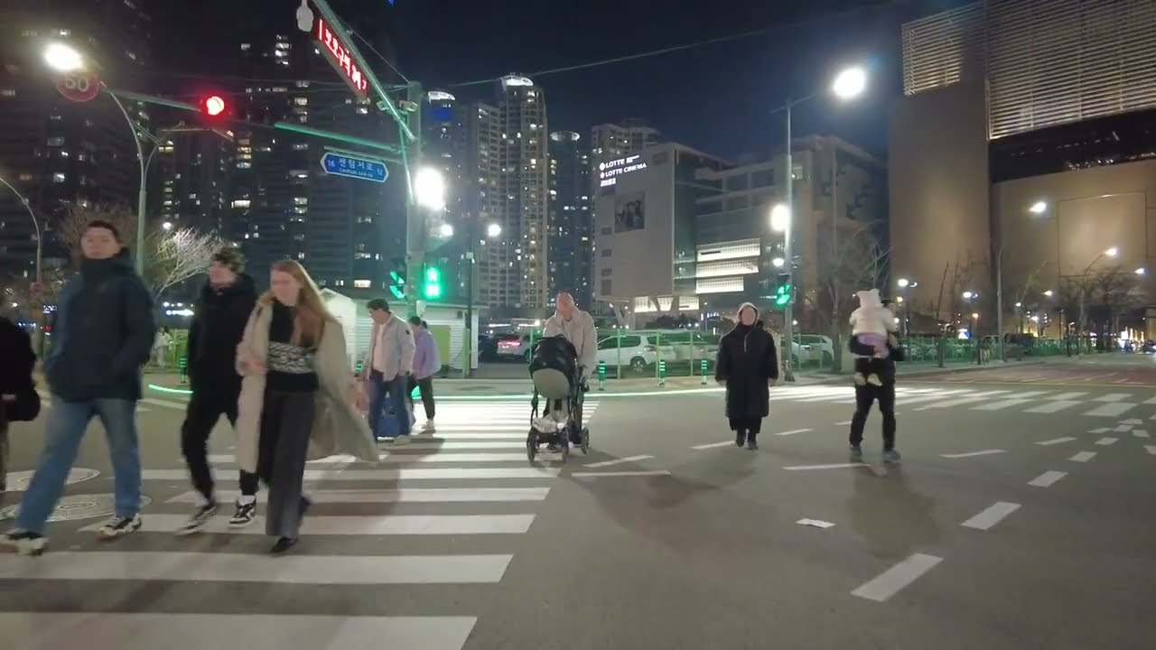 South Korea, Busan, walking from the Busan Cinema Center