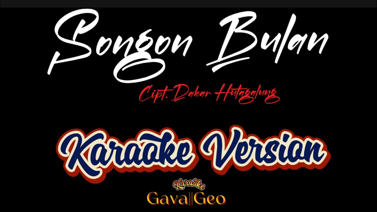 STYLE VOICE - SONGON BULAN- KARAOKE VERSION  [NADA WANITA/ NADA CEWEK ] || C= Do