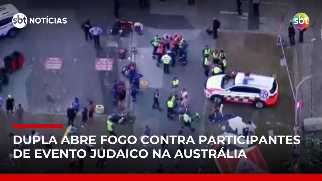 Ataque a tiros em evento judaico na Austr&aacute;lia deixa 16 mortos | #SBTNot&iacute;cias