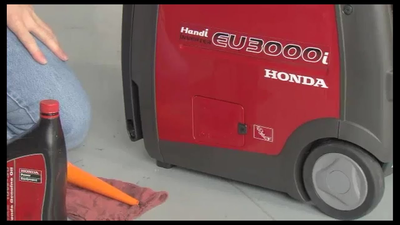 Honda EU3000i Handi Portable Generator Set Up