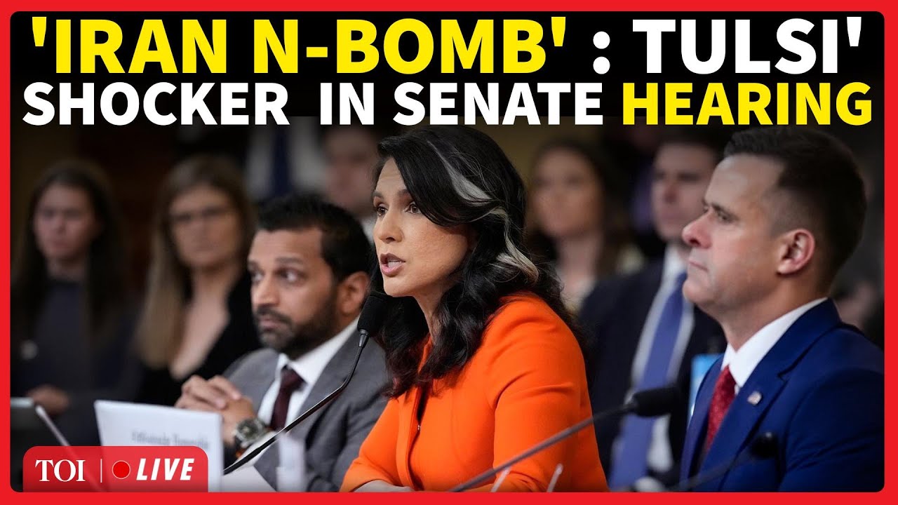 'Iran Nuclear Bomb...': Tulsi Gabbard SHOCKS Trump During Fiery Senate Intel Hearing | Watch