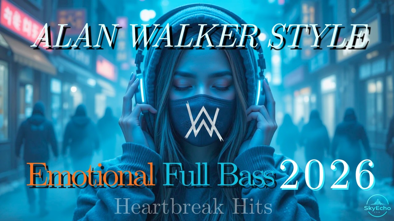 🎧 Alan Walker Style Full Bass Remix 2026 🔥 Emotional Cinematic EDM | Heartbreak Hits | Melancholic