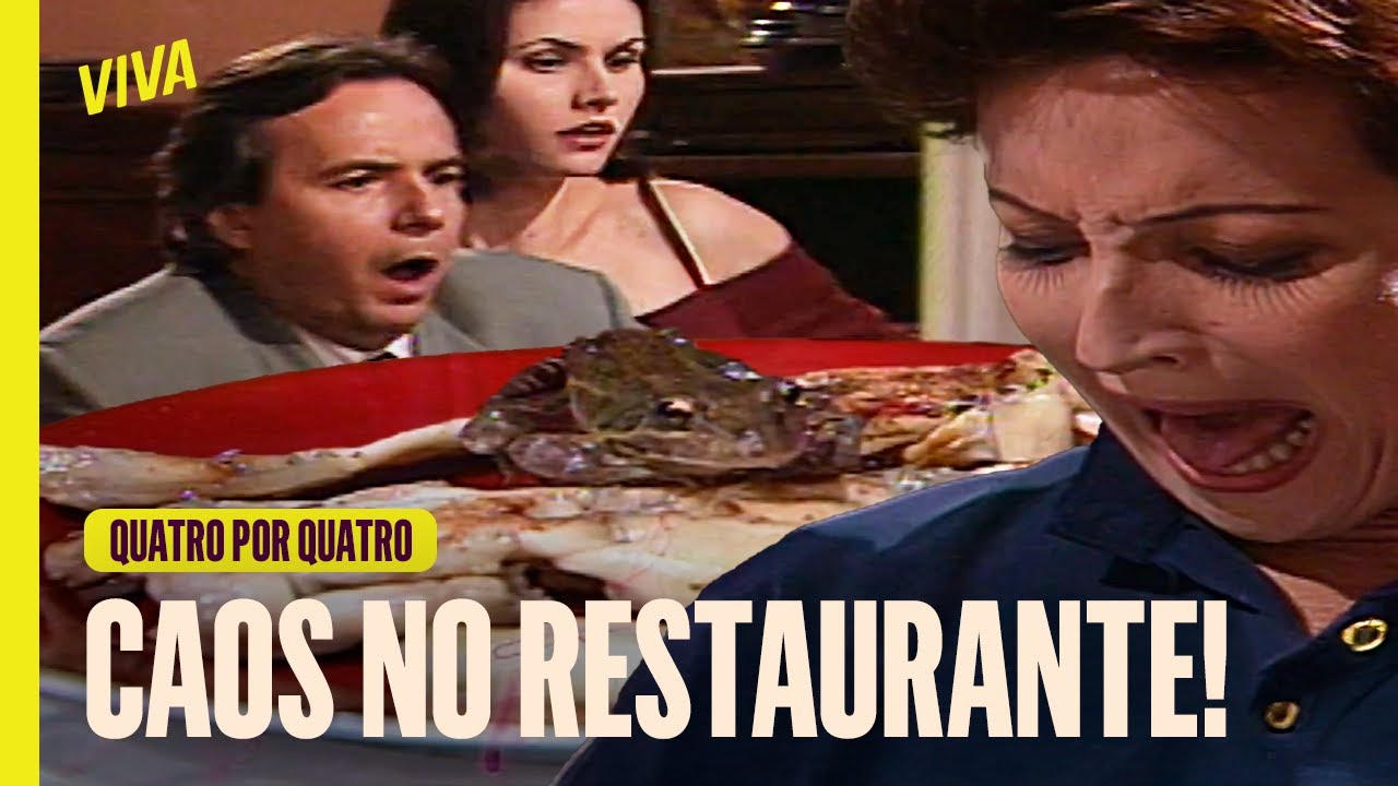 QUARTETO SABOTA RESTAURANTE DE ALCEBÍADES E CAUSA CONFUSÃO | QUATRO POR QUATRO | CAPÍTULO 9 | VIVA