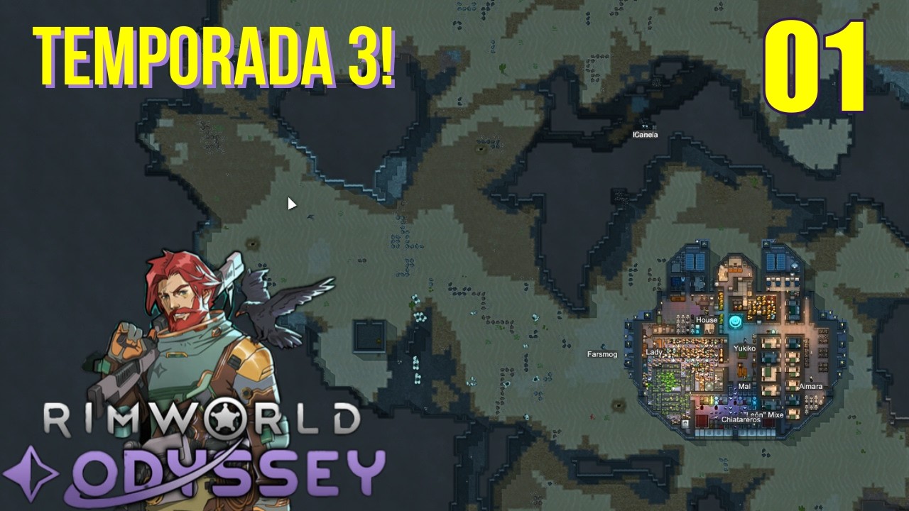 RIMWORLD: ODYSSEY DLC T3Cp 01| TERCERA TEMPORADA!!, A por la meca colmena!!