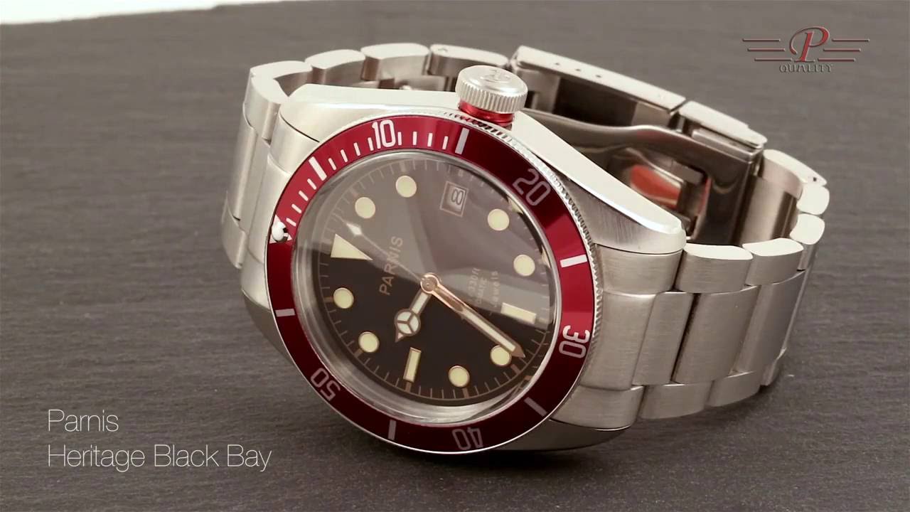 Parnis Heritage Black Bay 40mm watch by pquality