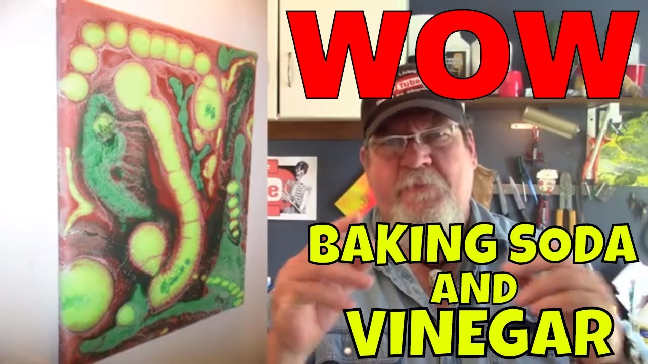 STRANGE BUT SUPER NICE, WITH ACRYLIC BAKING SODA AND A VINEGAR FINISH