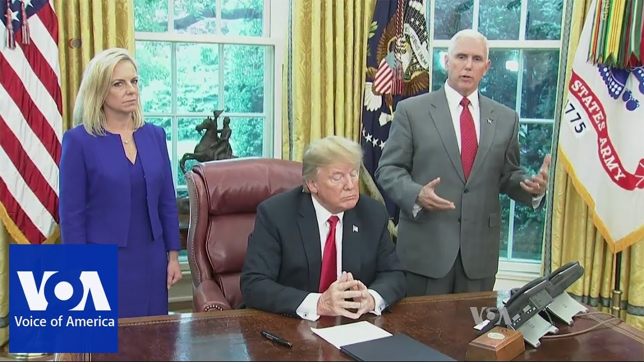 Trump Signs Order to End Migrant Family Separation on US Border