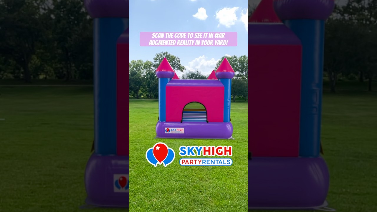 Pink Tiny Indoor Bounce House Rental Texas USA | Small Jumping Inflatable Perfect for Indoor Spaces