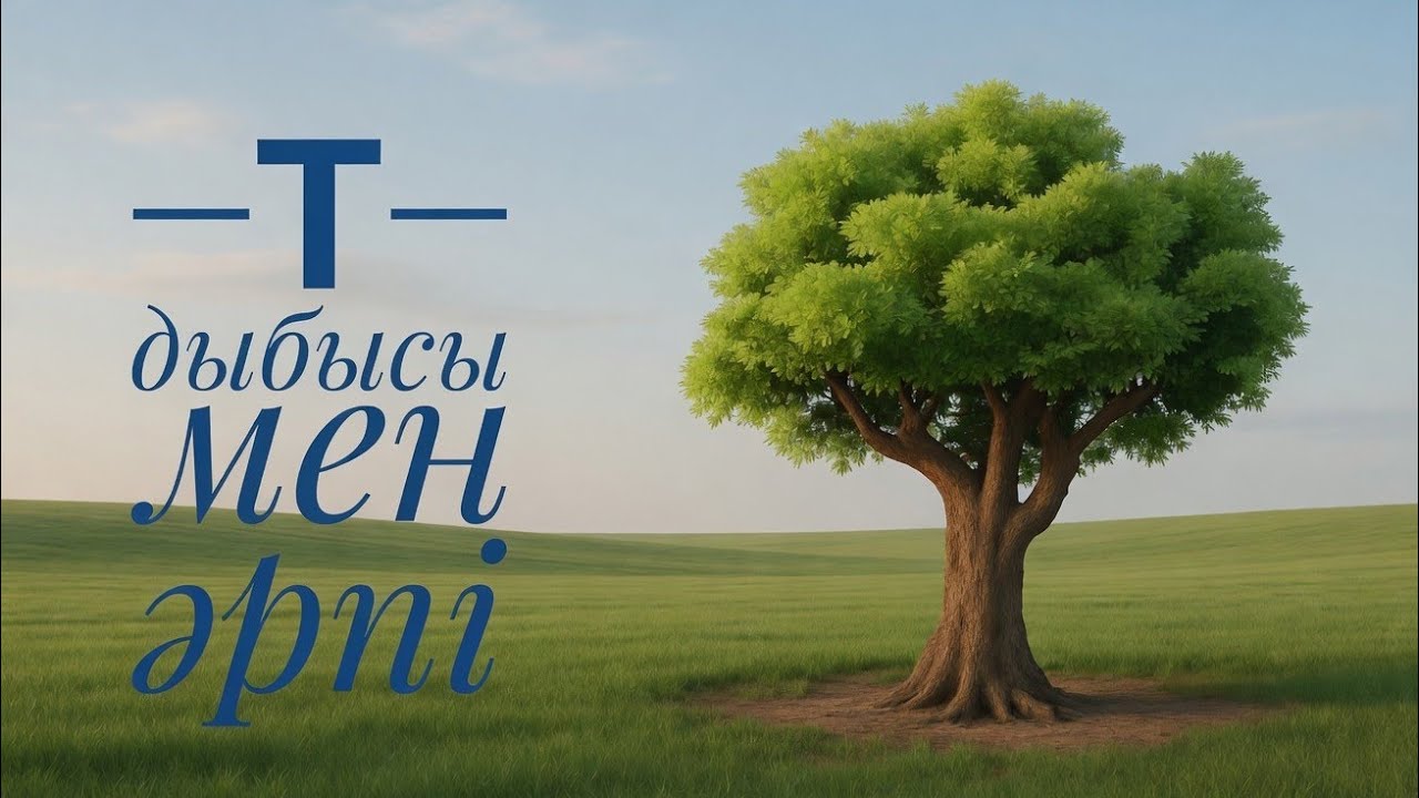 1сыныпқа дайындық. Т дыбысы мен әрпі. Мектеп алды даярлық.