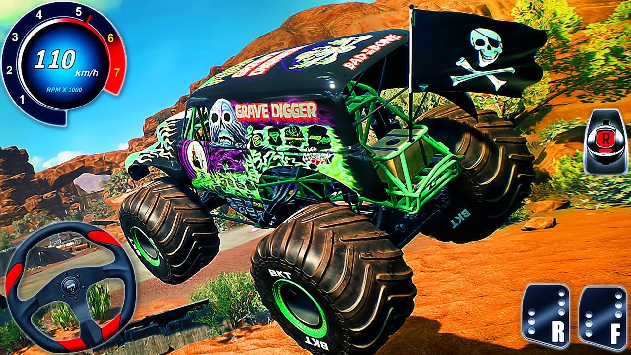 Monster Truck Racing Offroad 3D - 4x4 Derby Mud Driver Monster Jam Steel Titans 2 - PC GamePlay #3