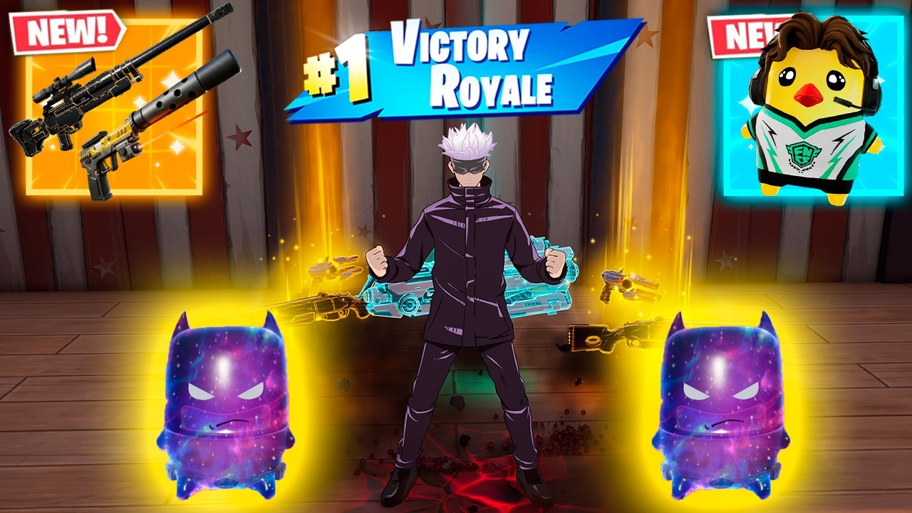 SATORU GOJO vs NEW MYTHIC'S CHALLENGE (NEW!! Fortnite Chapter 7 Season 3)