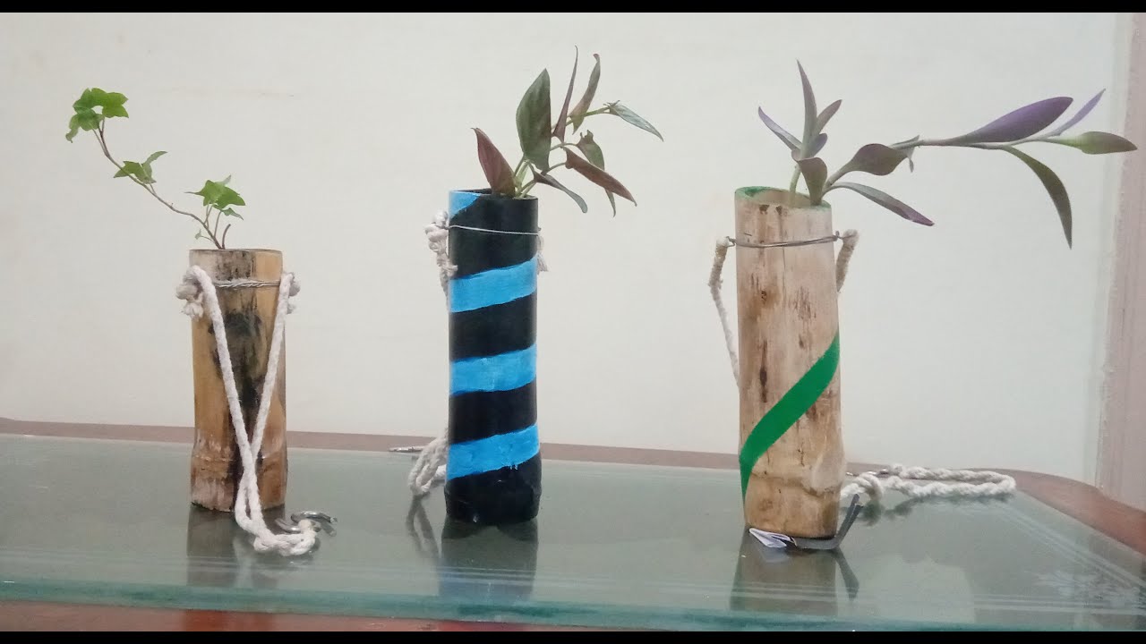 Simple DIY Bamboo Pots | Free Time DIY