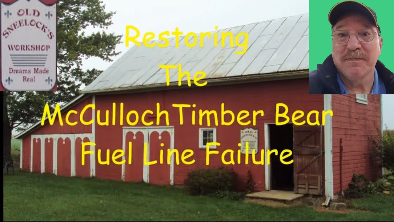 Restoring The Mac Timber Bear ~ Fuel Line Failure