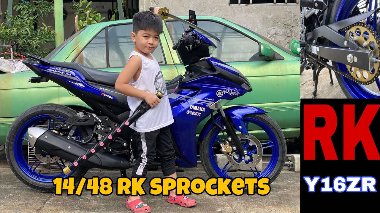 SNIPER 155 vva | RK sprocket | 14T/48T | YAMAHA Y16ZR | 2022 update | Soya motovlog
