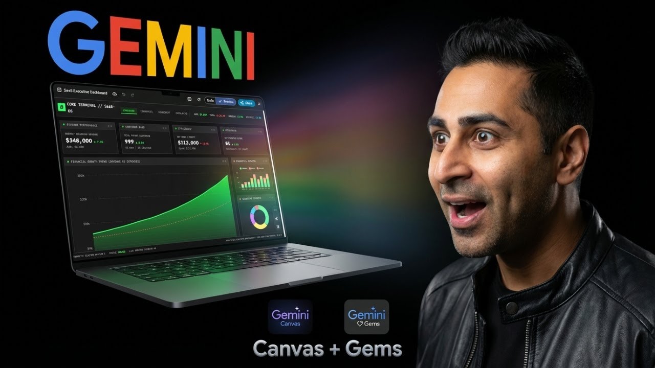 Gemini Canvas + Gems: 5 Amazing Use Cases each in 2 mins!