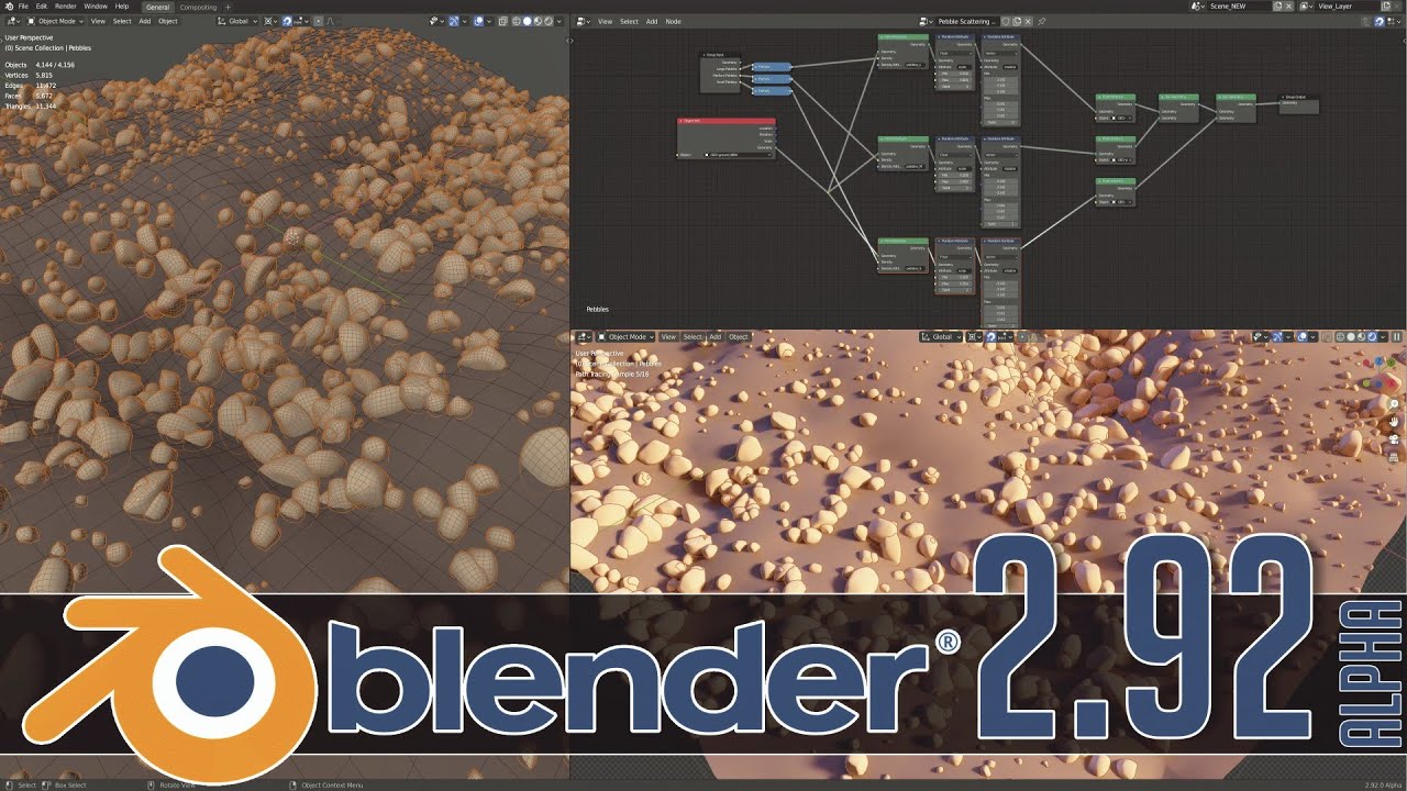 Blender 2.92 -- The Future is Full of Nodes