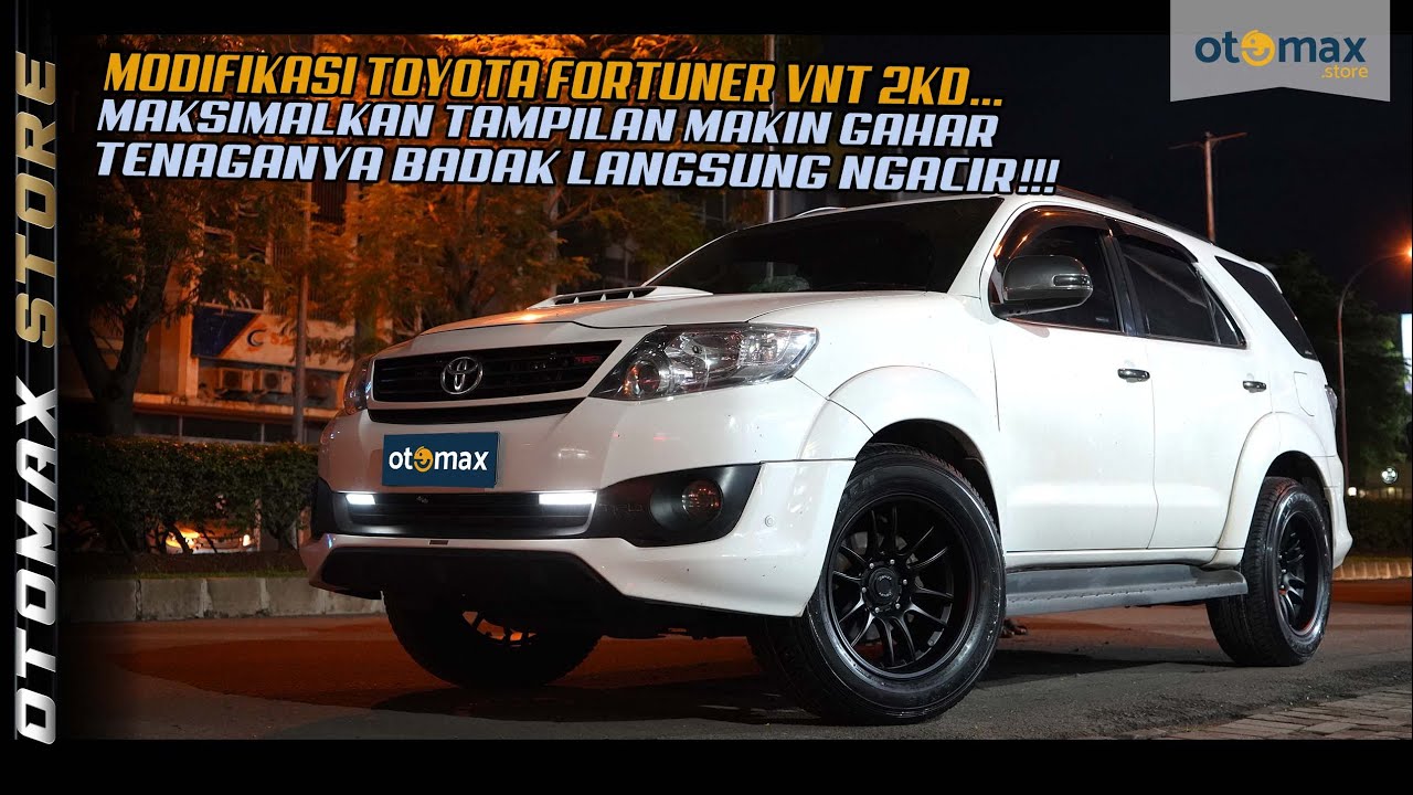 MODIFIKASI FORTUNER VNT 2KD, Memaksimalkan Tampilan Dengan Velg Lenso Spec-S Original | otomax store