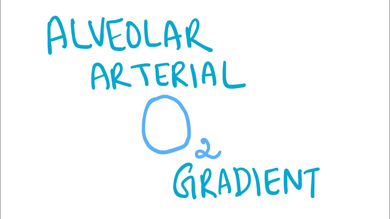 Alveolar arterial oxygen gradient