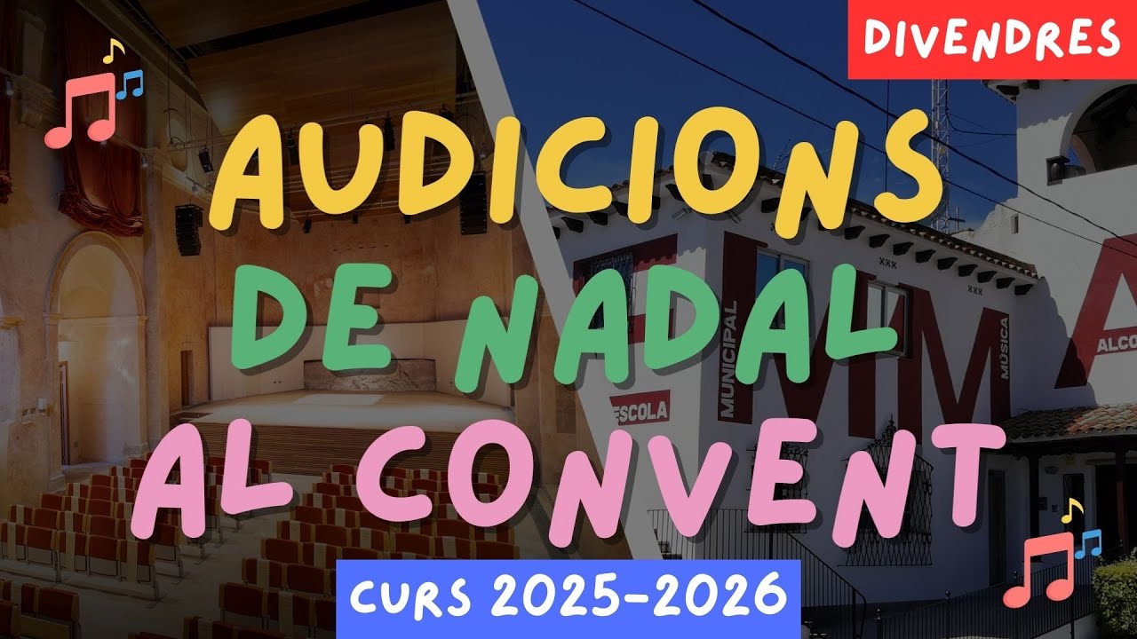 Audicions Nadal curs 2025-2026 (DIVENDRES)