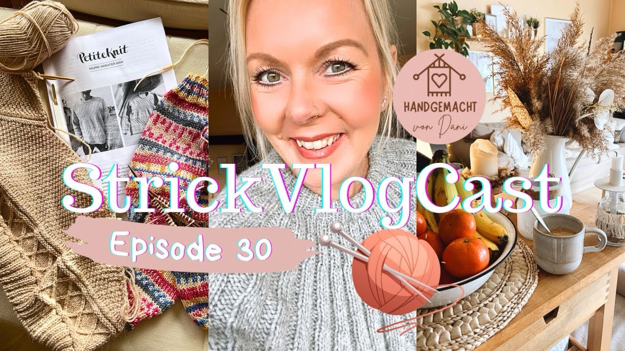 StrickVlogCast Episode 30 | Neues auf den Nadeln 😍| Ausflug zu Ikea | einiges ist fertig |  DIY