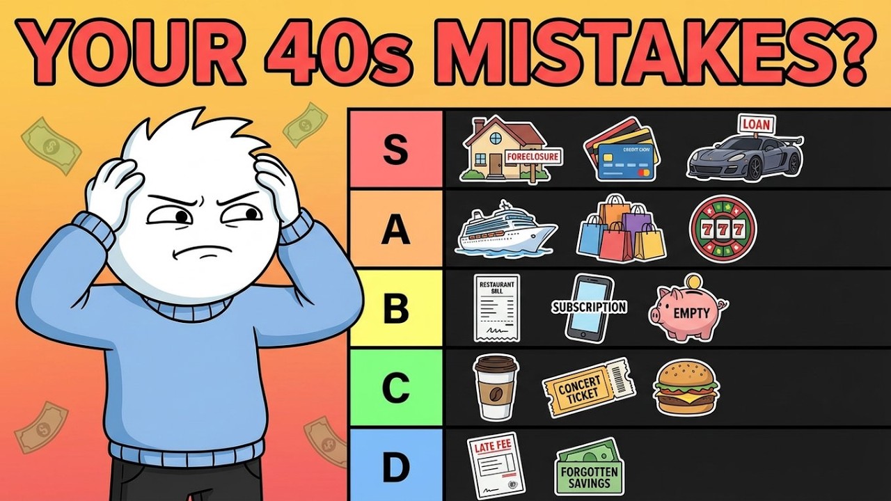 Biggest Financial Mistakes in Your 40s (Tier List)