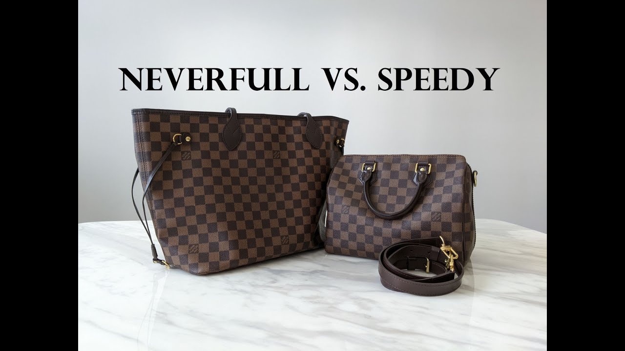 Louis Vuitton Speedy Bandouliere 25 vs. Neverfull MM - Which to Choose?